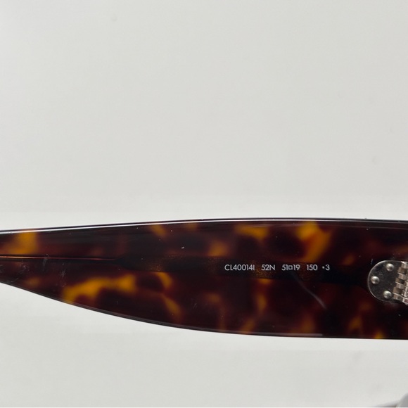 CELINE Square Tinted Tortoise Sunglasses - Picture 7 of 13